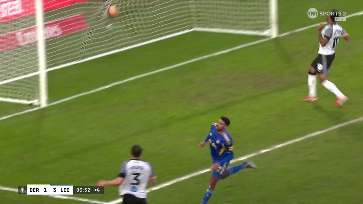 Leeds seal the win against Derby and a place in the FA Cup 4th round in style 🤝 📺 TNT Sports &amp; discovery+ UK