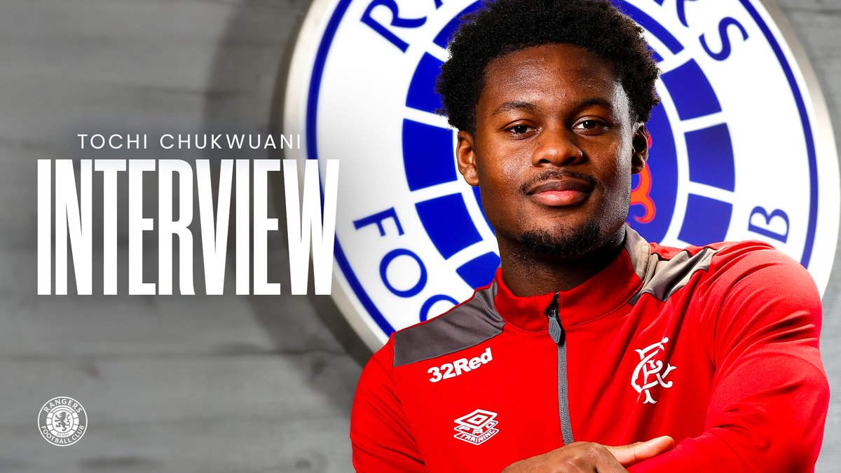 💙 Tochi Chukwuani spoke to RangersTV for the first time about his feelings after signing a permanent deal with the Gers!