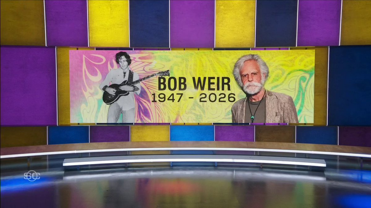 SportsCenter pays tribute to ‘Grateful Dead’ founding member and 49ers fan Bob Weir, who died at the age of 78.