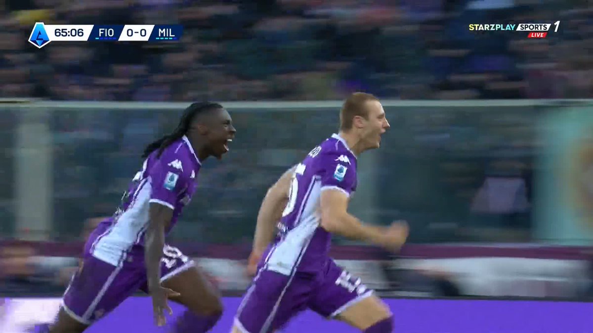 🚨🚨🚨🚨🚨🚨🚨🚨🚨🚨 هدف أول!!!!! كوموتسو يسجل هدف التقدم لصالح فيورنتينا ضد ميلان