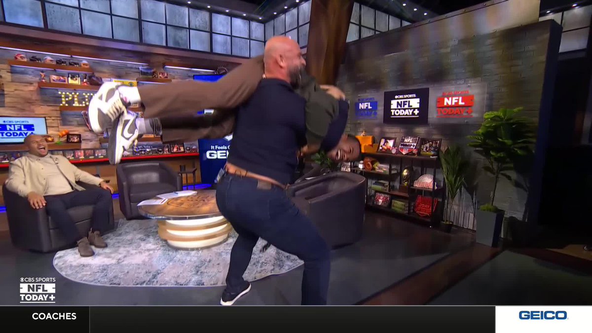We've got kyle squatting Damien Harris on NFL Today Plus 😳