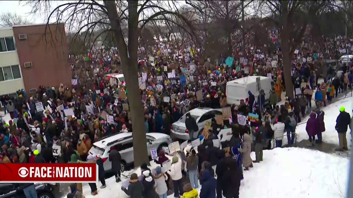 Thousands took to the streets this weekend in anti-ICE demonstrations nationwide, including in Minneapolis where 37-year-old Renee Macklin Good was shot and killed by an ICE agent last Wednesday. Plus, three Democratic members of Congress from Minnesota were denied access to an ICE facility in Minneapolis on Saturday. Nicole Sganga reports on the latest.