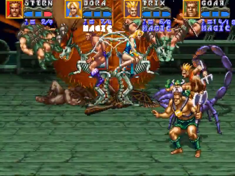 Golden Axe: The Revenge of Death Adder Arcade Sega (1992)