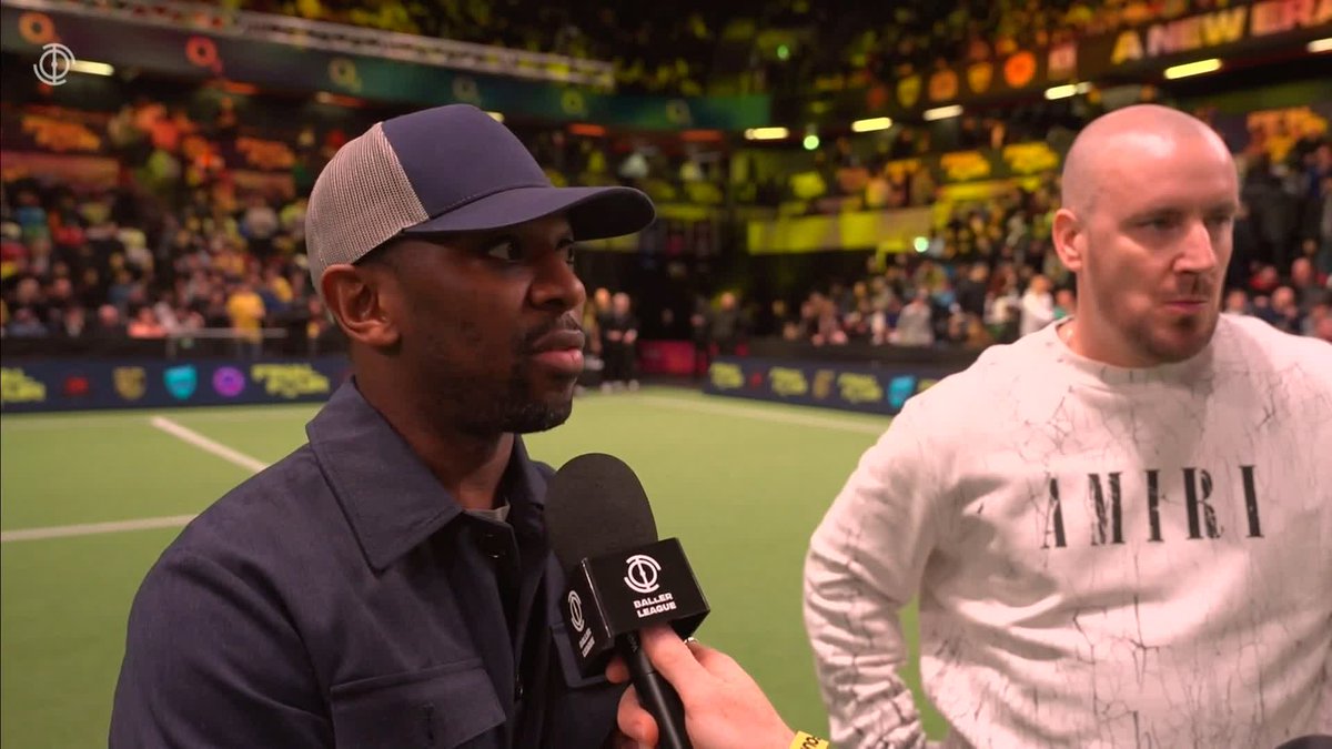 "The nerves were very high" 😬 Shaun Wright-Phillips reacts as Wembley Rangers progress to the Baller League Final 🏆