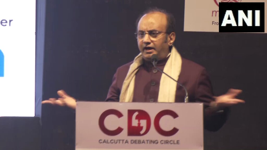 #WATCH | Kolkata: At 'The Debate 2026' hosted by the Calcutta Club, BJP MP Sudhanshu Trivedi says, "... Which culture gives you the authority to debate even on religious texts. It is only Hindu... I would like to ask why the term Hinduism? Why is 'ism' associated with all the religions which originated in India? Hinduism, Buddhism, Sikhism and Jainism. You have never heard of Islamism and Christianism... The 'ism' world is being associated just to demean, and what Hindutva is, 'Hindu tattva'. The basic immunity of Hinduism is Hindu tattva... Another thing I would like to say, when you cherish Hinduism, it is called Hindutva..."