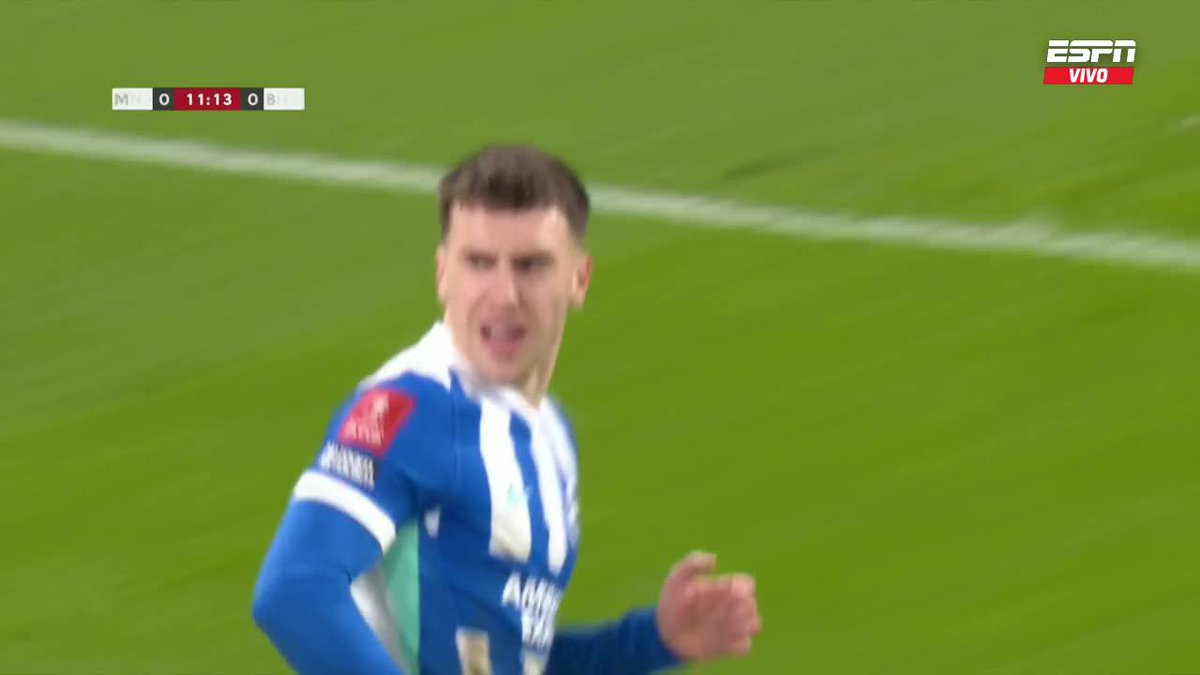 🏆🏴󠁧󠁢󠁥󠁮󠁧󠁿 BRIGHTON YA LE GANA A MANCHESTER UNITED EN OLD TRAFFORD POR LA FA CUP.