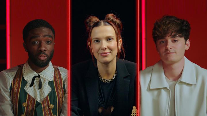 “A longing for a world where bikes and best friends could save the day.” the cast of Stranger Things reads Andre’s letter ❤️