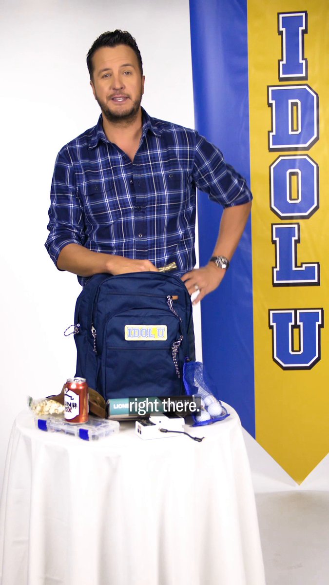 Luke’s backpack was adding up until the book. New season of #AmericanIdol premieres January 26 on ABC and stream on Hulu!
