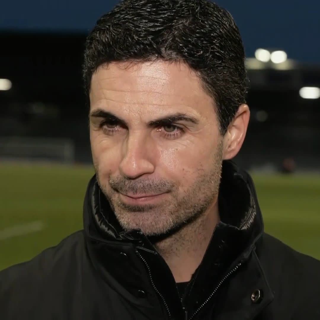 🗣️ "It's part of football and then it's how you take it" Arsenal manager Mikel Arteta discusses Portsmouth supporters giving Gabriel Martinelli a hostile reception.