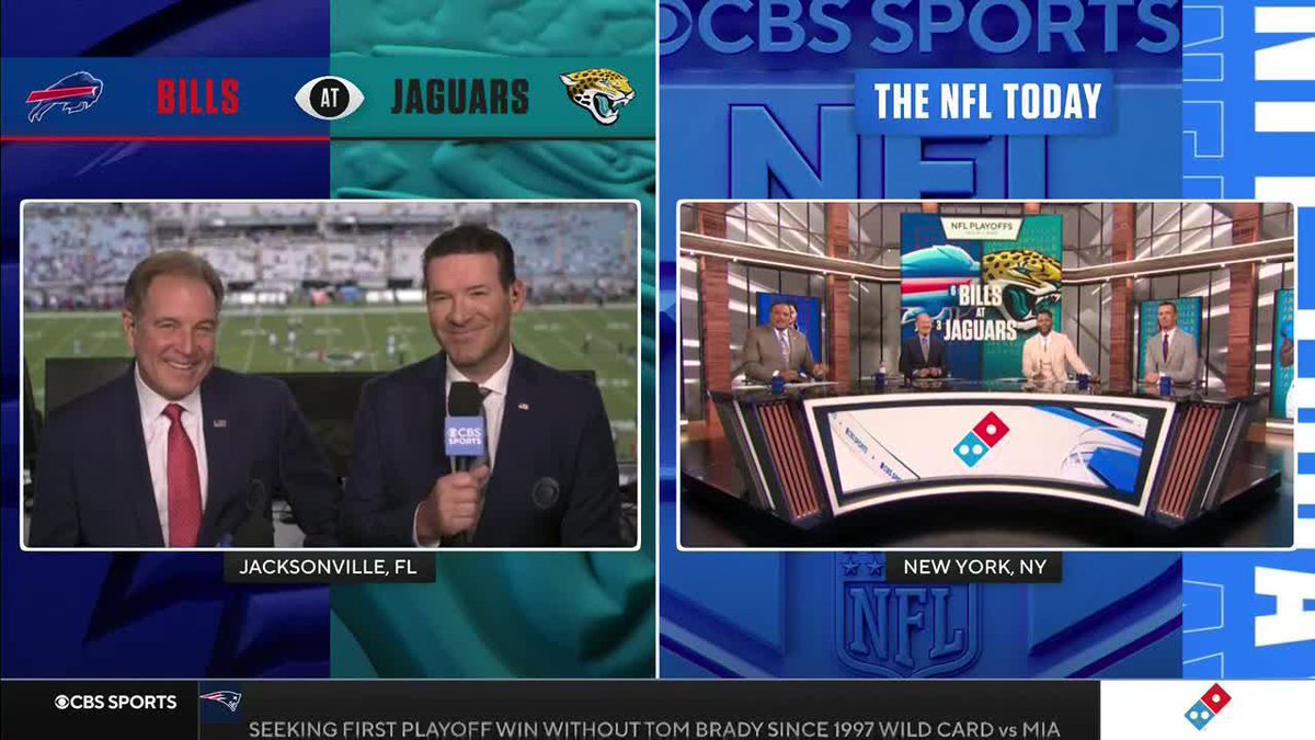 "We're gonna miss you, man." Jim Nantz and Tony Romo say farewell to Matt Ryan
