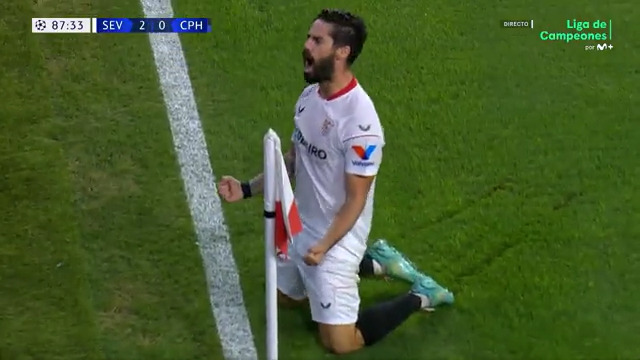Este golazo de Isco fue el inicio de la épica Séptima Europa League del Sevilla. Dicha Séptima Europa League del Sevilla, es el único título que ha ganado Isco para un equipo sevillano.