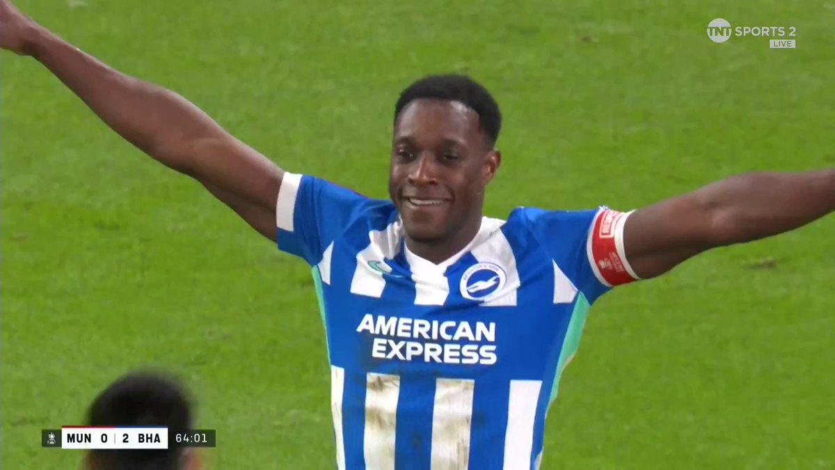 Welcome back to Old Trafford Danny Welbeck 🤩 The former Man Utd man scores a rocket to double Brighton's lead 🔥 📺 TNT Sports &amp; discovery+ UK