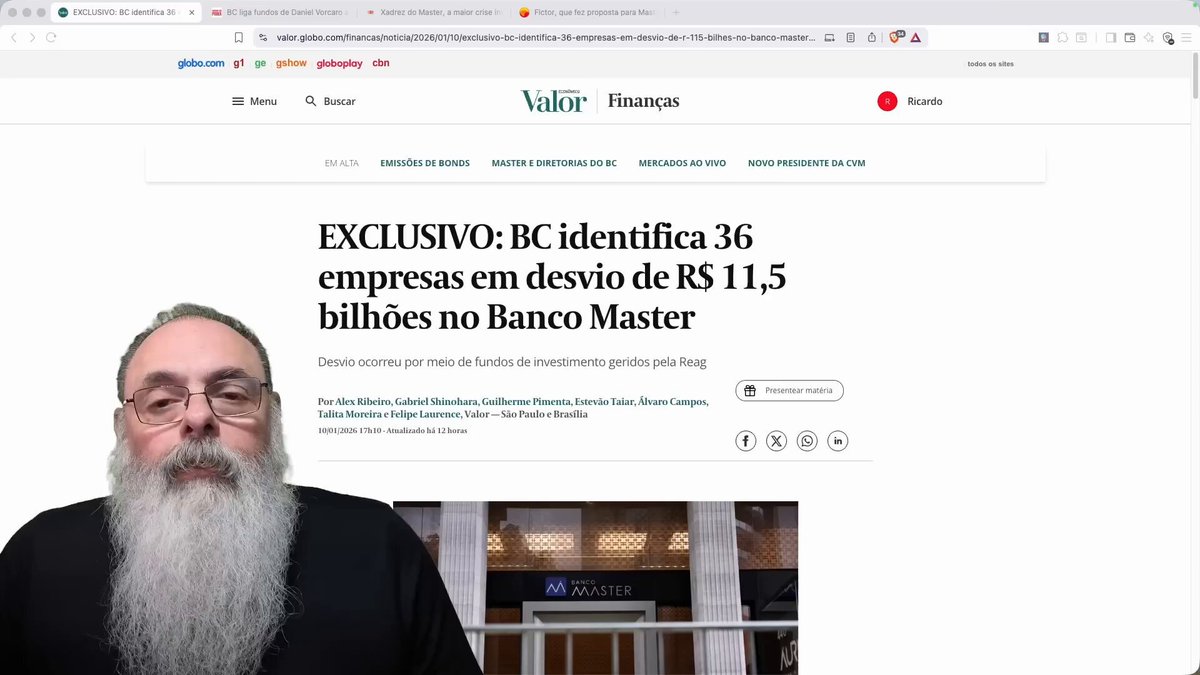 BC revela ESQUEMA de LAVAGEM de DINHEIRO do PCC feito pelo MASTER: DEZENAS de EMPRESAS ENVOLVIDAS