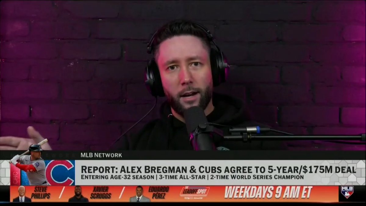 .Jared Carrabis weighs in on Alex Bregman's free agency and his decision to sign a reported five-year deal with Cubs 👀