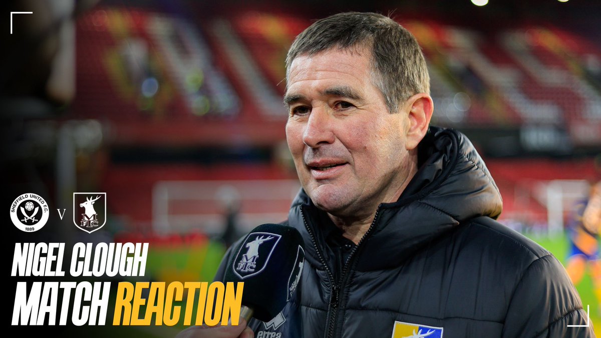 🗣️ Hear from the boss following this afternoon's pulsating victory at Bramall Lane. #Stags 🟡🔵