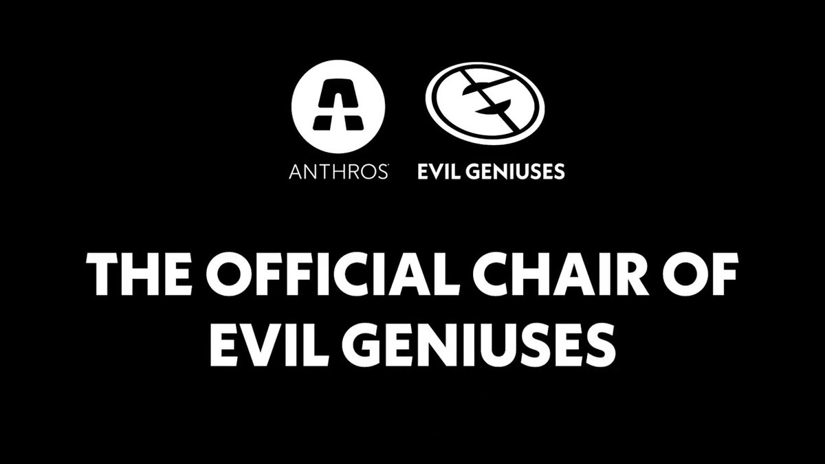 Forging a legacy of champions in comfort. Welcome Anthros as the official chair of Evil Geniuses. Shop now: