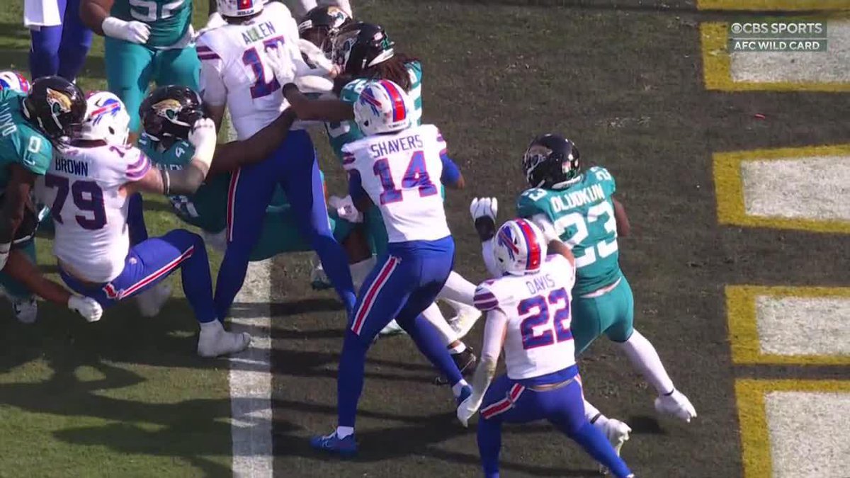 Josh Allen is IN the end zone