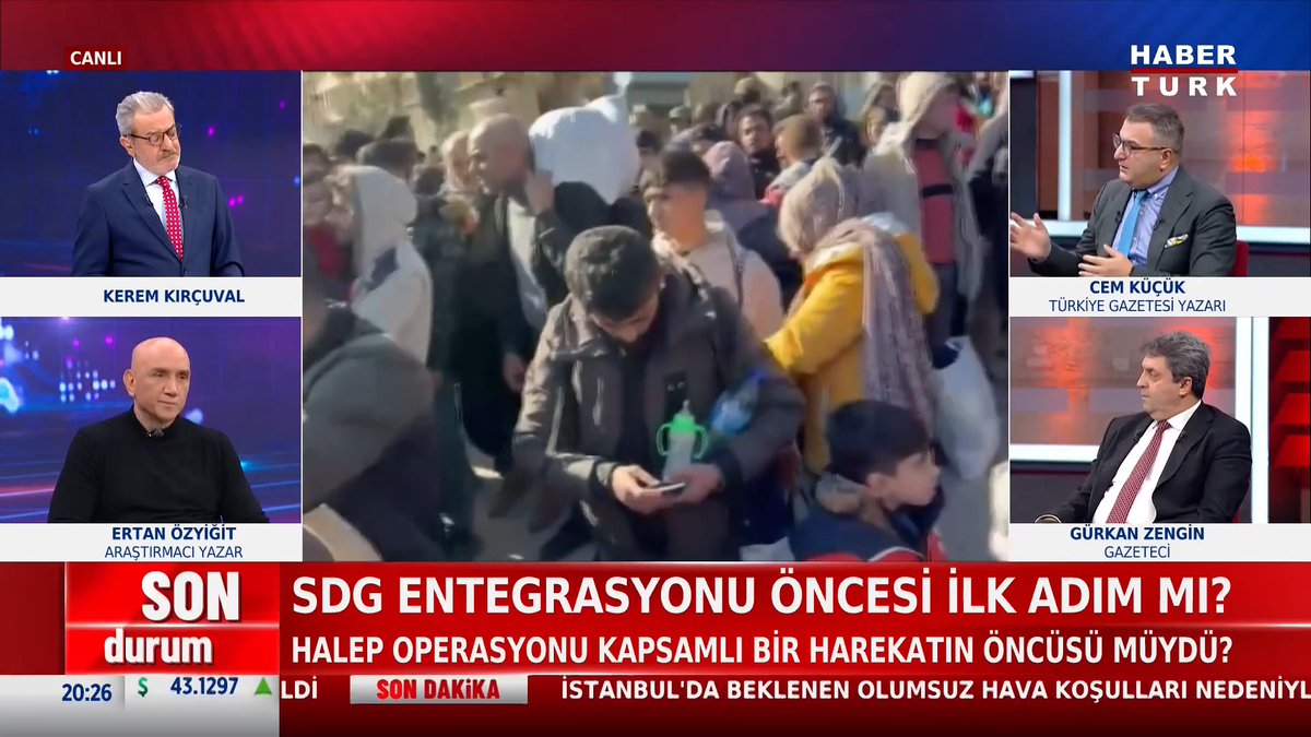 📌Fırat'ın doğusuna daha büyük fırtına mı yaklaşıyor? Türkiye Gazetesi Yazarı Cem Küçük #HabertürkGündem'de değerlendirdi.