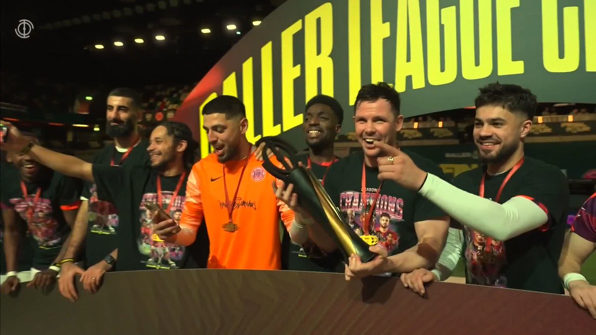 Wembley Rangers lift the Baller League trophy 🏆