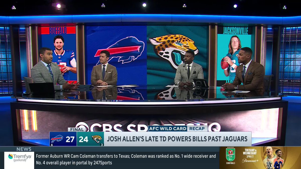 "It seemed like Jacksonville was doing all the right things necessary to win this game, but they didn't have Josh Allen." - Jonathan Jones