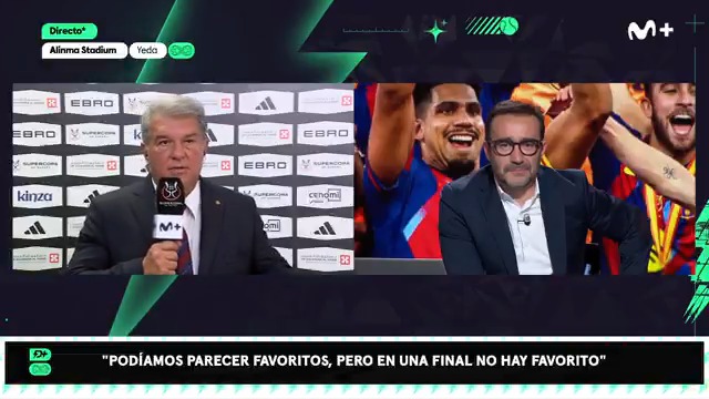 ❗️ "Florentino me ha dado la enhorabuena". Laporta, en exclusiva en #DeportePlus. #superSupercopa