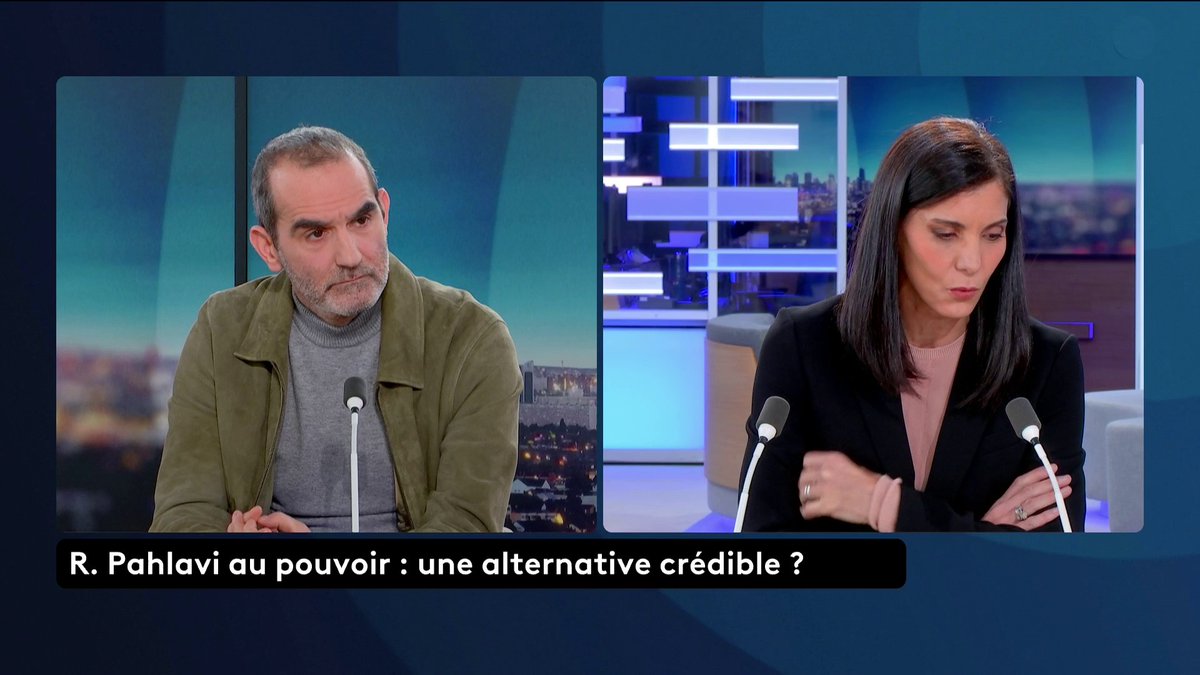 🔴 Iran : "Reza Pahlavi est un imposteur, adoubé par Trump et Netanyahou. La révolution iranienne ne doit pas se réduire à un héritier en exil, elle est portée par le peuple iranien lui-même", assure Pouria Amirshahi, député écologiste et social de Paris. #canal16