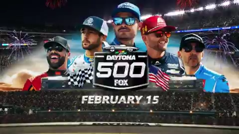 The Daytona 500. February 15 on FOX. With a pre-race concert from Miranda Lambert!