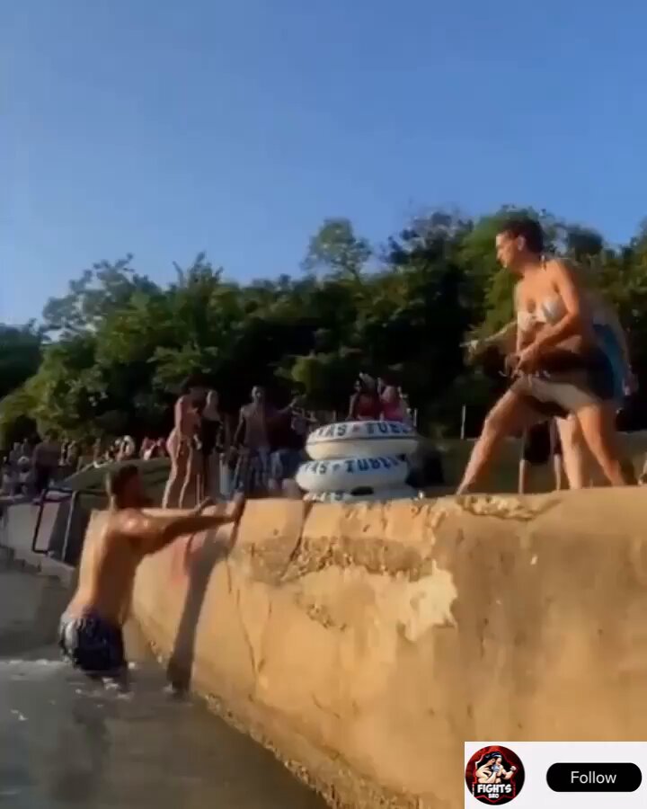 Can't just have a normal day down at the river nowadays