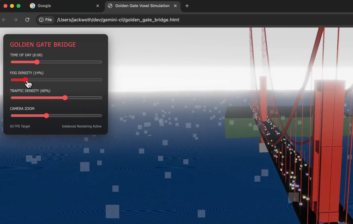 Build anything in the terminal with improved agentic coding in Gemini 3 Flash! Watch this demo to see how a rapid prototyping tool doesn't have to compromise code quality. Learn more about using Gemini 3 Flash with Gemini CLI →