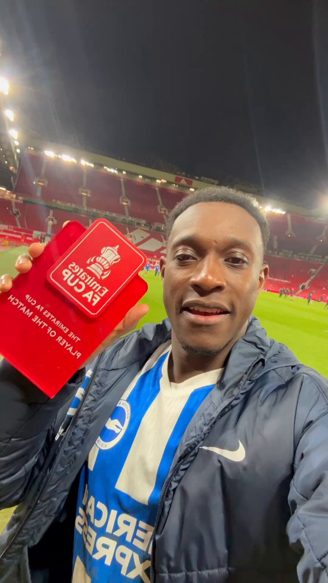 A show-stealing performance from the Emirates Player of the Match, Brighton & Hove Albion's Danny Welbeck! 🌟