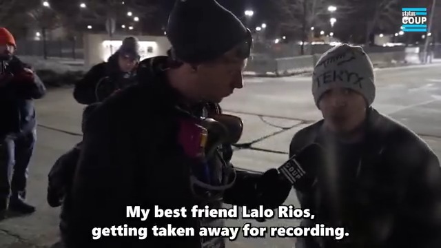 "My best friend, Lala Rios, got taken away for recording. Tied up like a hog! U.S. Citizen by the way, born and raised here." - ICE Protester in Minneapolis tells our JT Cestkowski. LIVE NOW⬇️