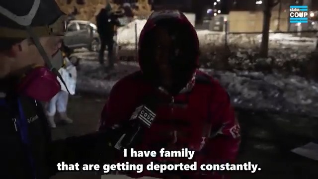 🚨BREAKING: Our reporter JT Cestkowski was just hit by 2 rounds of pepper balls from ICE agents after our cameraman Jon Farina had a flash bang fired at his leg. "They don't care if they're hurting people...it doesn't matter if you're a U.S. citizen!" LIVE NOW⬇️