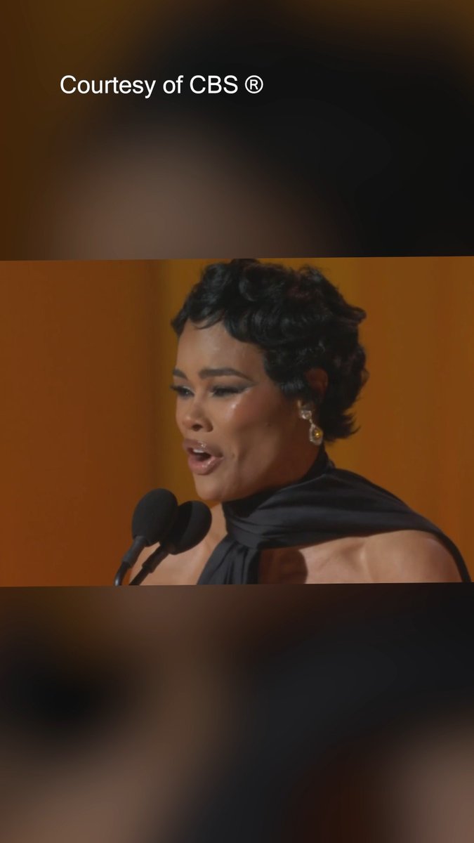 Teyana Taylor’s acceptance speech at the #GoldenGlobes.