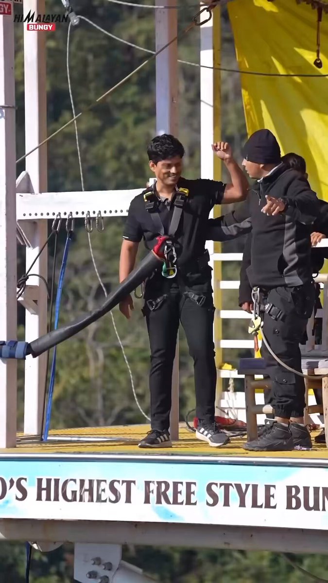 At the Himalayan foothills, 385 feet at India’s highest bungee - worth every heartbeat with an unforgettable thrill