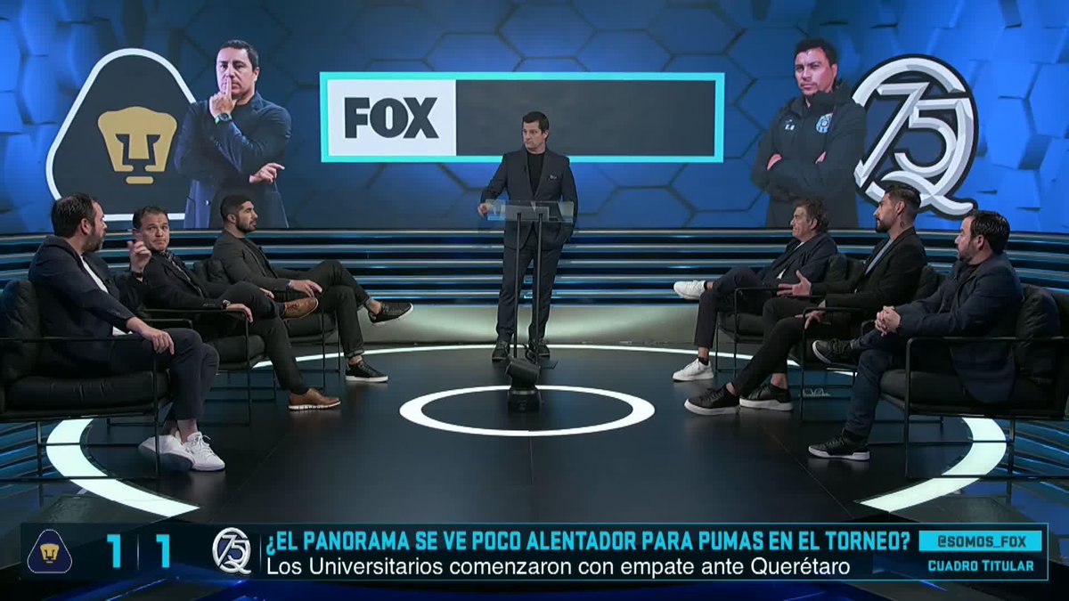😰 VAYA DATO PERTURBADOR... "La primera vez en la historia que PUMAS juega SIN CANTERANOS en C.U." -Alonso Cabral