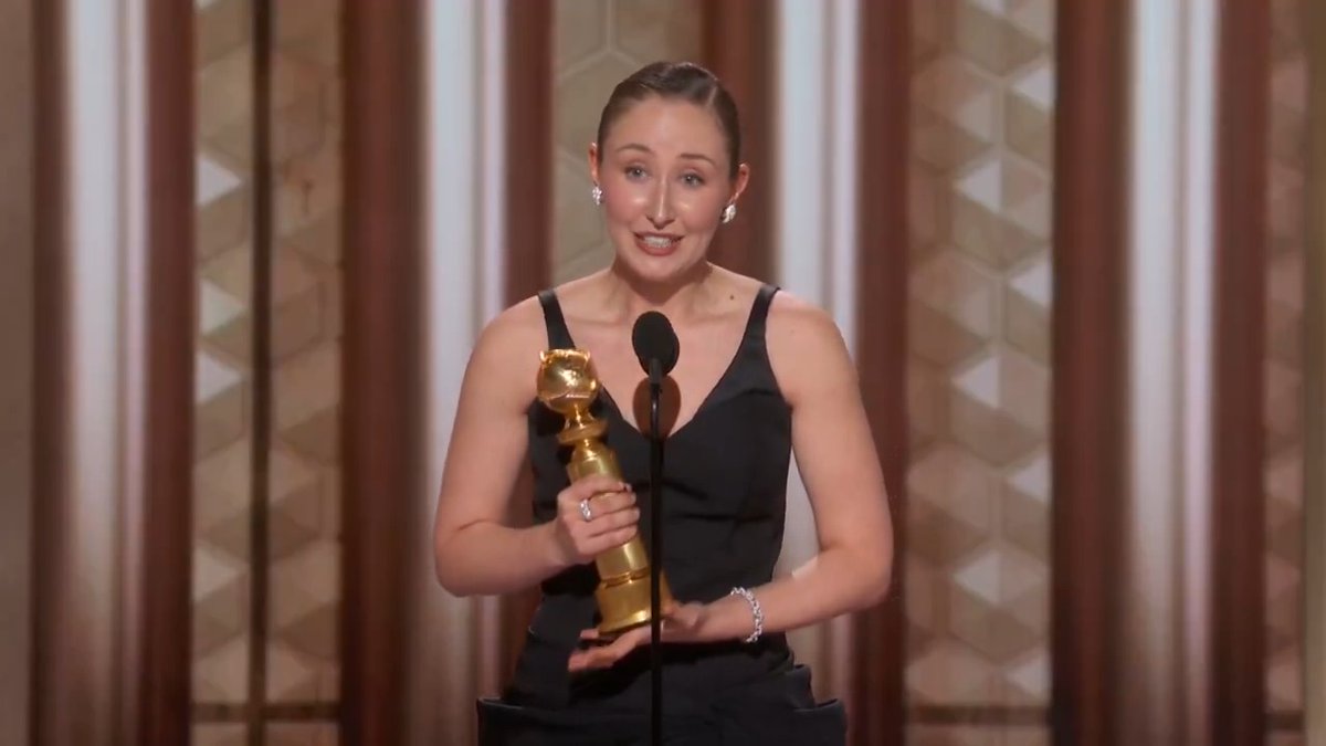 You are a STAR in Adolescence, Erin Doherty! ✨ And now you're a #GoldenGlobes winner for Best Supporting Female Actor – Television!