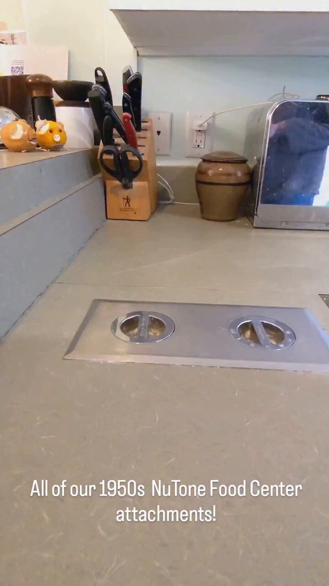 Why don’t we have these anymore? The 1950s NuTone food center 📹Ed Harrington