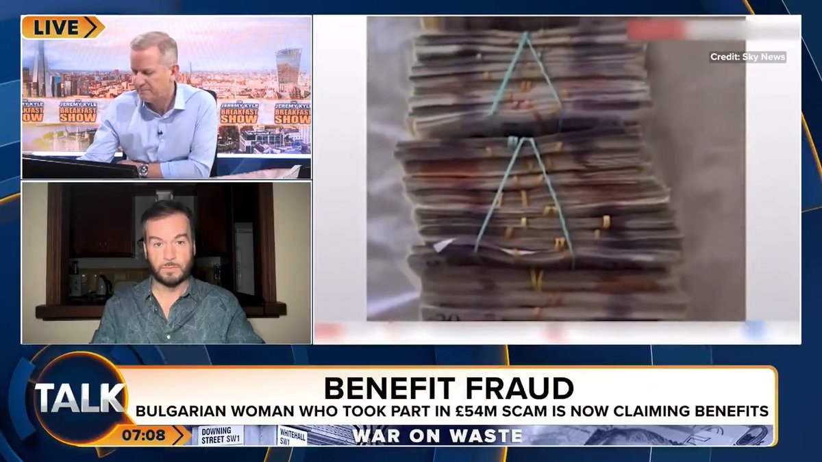 Spiked Online's Brendan O'Neill brands Britain as a "laughing stock", as a Bulgarian woman has been allowed to claim Universal Credit - despite being convicted of scamming £54m from the UK benefits system. "This is just the craziest story... she should be deported!"