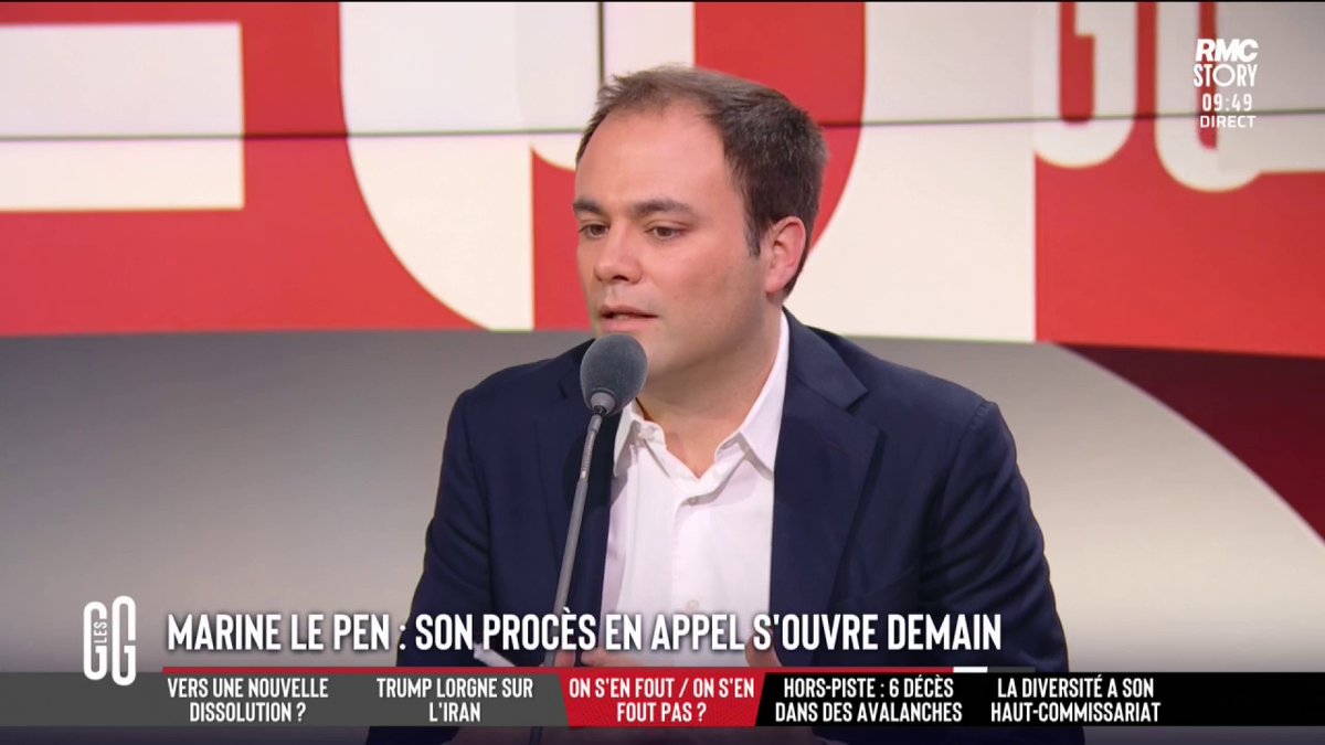 🚨 "Bardella se f*ut de la gueule de Marine Le Pen." 🗣️ Charles Consigny : "Bardella joue contre Marine Le Pen. Il creuse sa tombe. Quand il pavoise avec son bouquin quand elle se débat dans l'enceinte judiciaire... il creuse sa tombe." #GGRMC