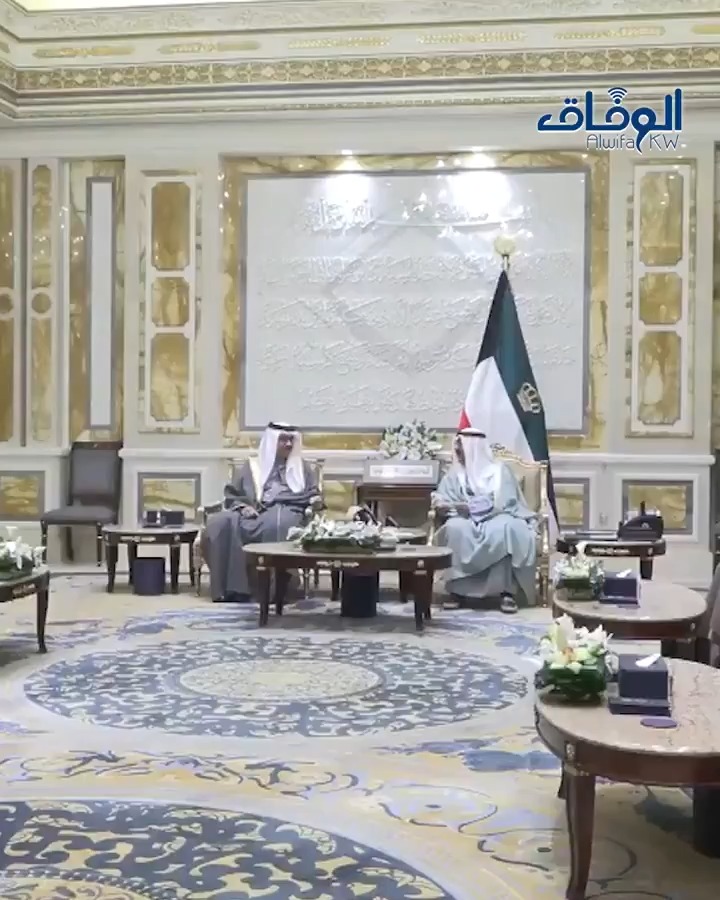 سمو أمير البلاد استقبل #اليوسف ووزير داخلية #البحرين