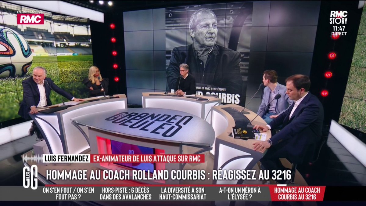 ๐ Hommage au coach Rolland Courbis ! โฝ ๐๏ธ L'รฉmotion de Luis Fernandez : "Je suis trรจs triste d'apprendre sa disparition. C'รฉtait toujours un plaisir d'รชtre ร ses cรดtรฉs. Paix ร son รขme" #GGRMC