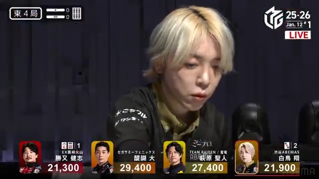 #Mリーグ 2025-26試合ダイジェスト📹 東4局 #白鳥翔 選手の親満貫ツモ! 小場の展開が続くゲームを抜け出す一撃! 親番の白鳥選手が選択の多い手牌から カン🀛のタンヤオドラ1リーチにたどり着く! ツモって4000オールのアガリで一歩抜け出す! 👇動画タップで今すぐ無料視聴