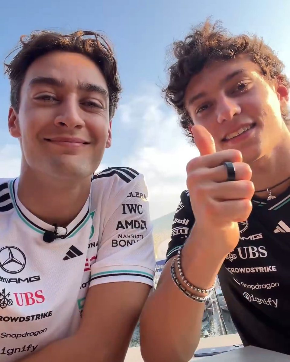 Birthday wishes for the boss, from George and Kimi 🥳