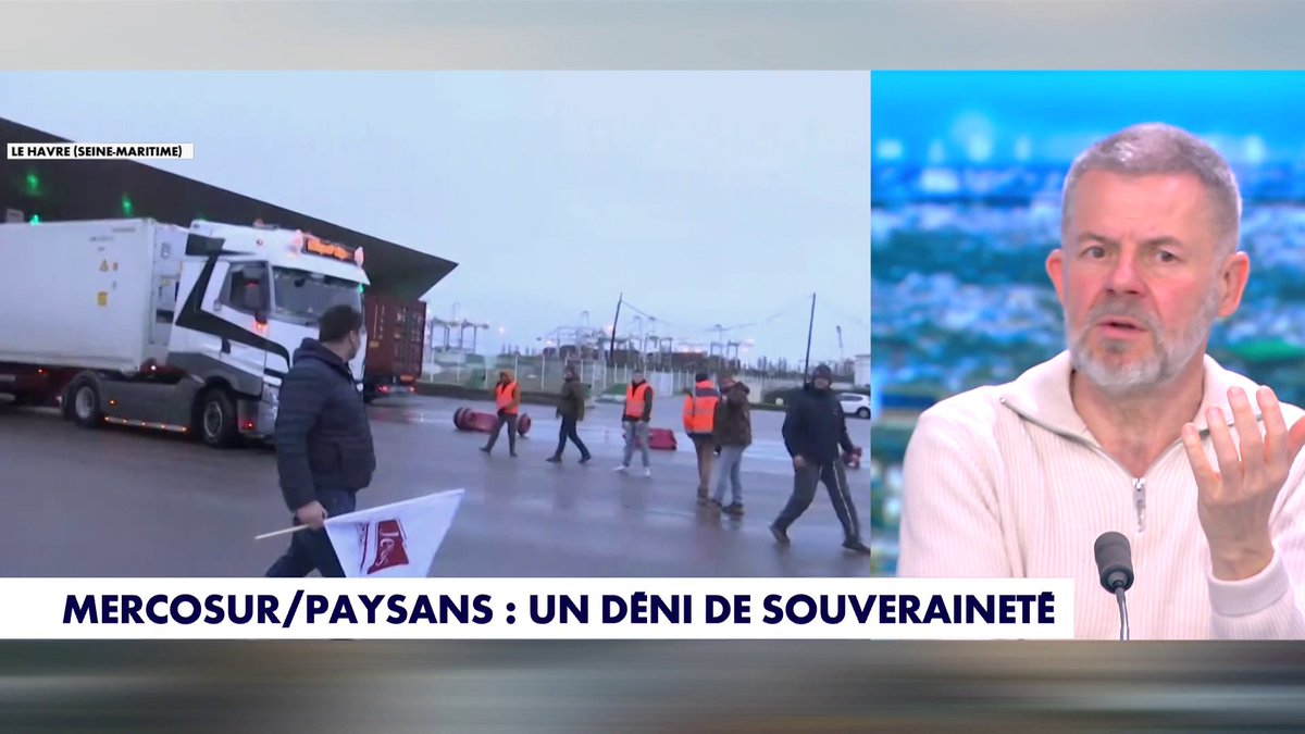 Accord avec le Mercosur : «Ça fait 25 ans qu'on négocie ce traité et c'est aujourd'hui qu'on s'aperçoit que ça ne sert pas les intérêts économiques français ? On se moque du monde», dénonce Éric Naulleau dans #MidiNews