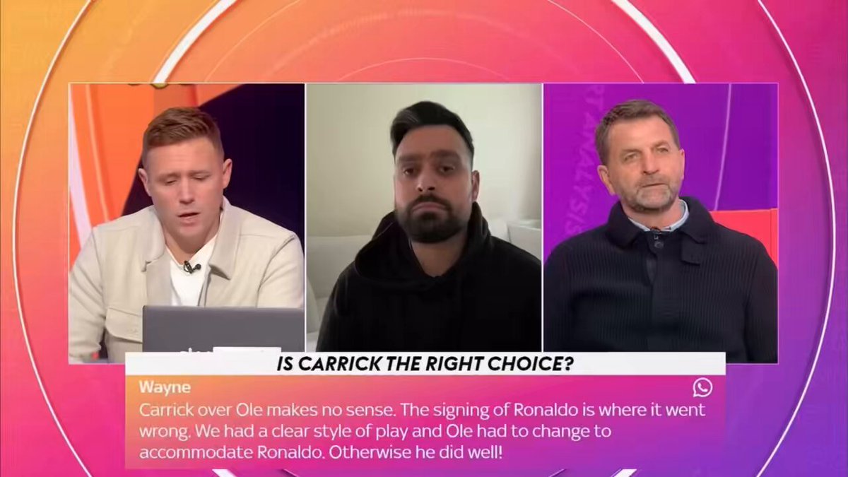 Me cooking INEOS live on Sky Sports News for 2 minutes. Enjoy. #MUFC #INEOSOUT