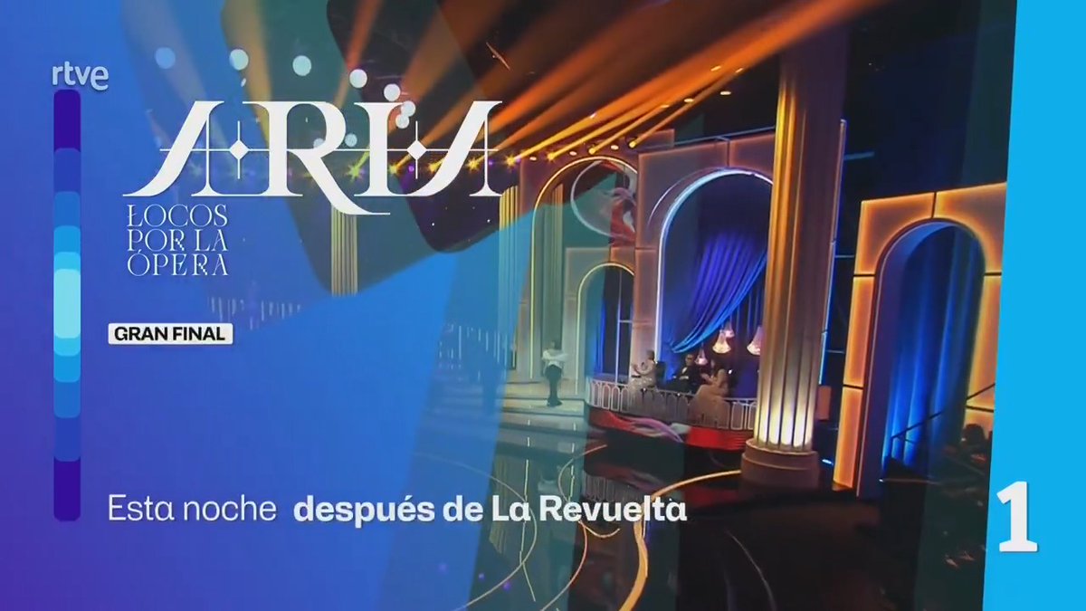 #AriaRTVE ✨| ¡Viva la vida y viva la ópera! 🎵 GRAN FINAL de 'ARIA, locos por la ópera' este lunes, 12 de enero, después de 'La Revuelta' en La 1 .