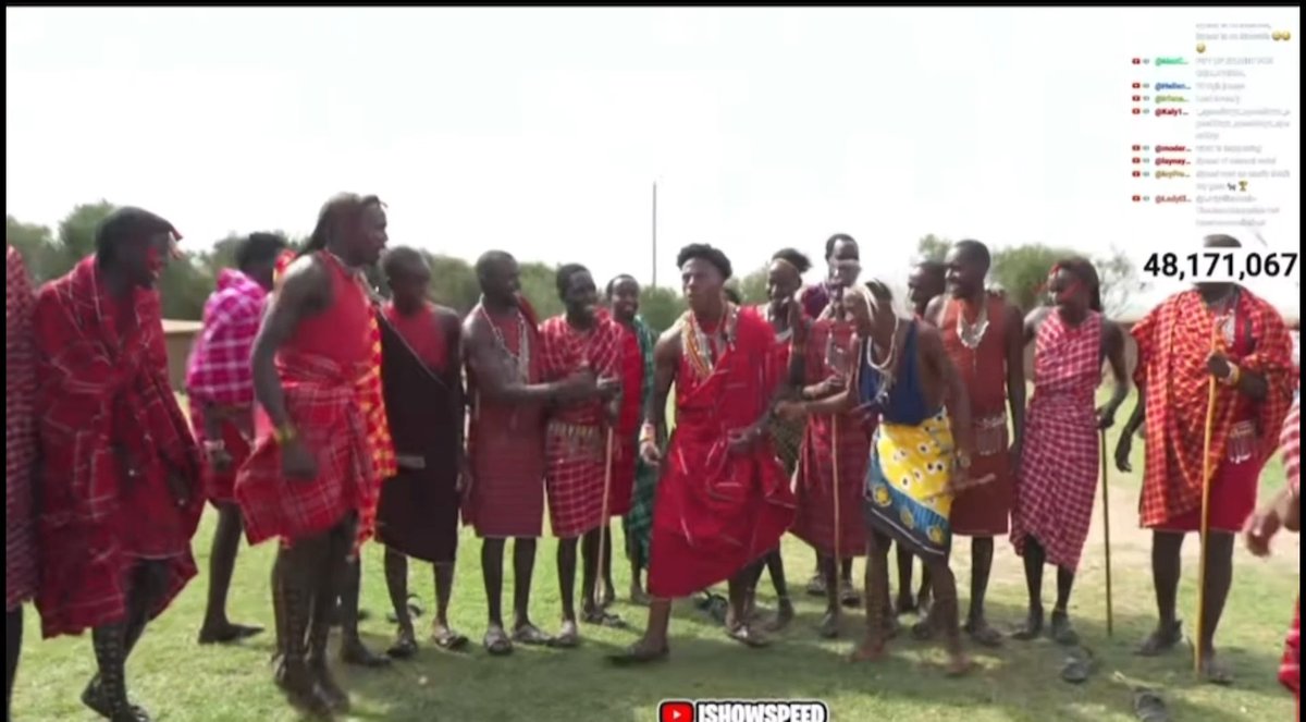 Speed really challenged the Maasai warriors to a jumping competition and they got HUMBLED 😭🇰🇪 This is peak Maasai culture meets Speed energy!! 💯 #MagicalKenya #IShowSpeed #SpeedInKenya #OriginOfWonder #MaasaiMara