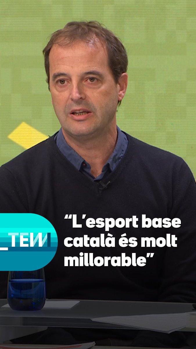 🤾🏻‍♀️ "No pot passar que nois de 15 anys entrenin infants de 9." Jordi Coma, doctor en Ciències de l’Activitat Física i l’Esport, defensa que l'esport base català és molt millorable. #TotEsMou3Cat