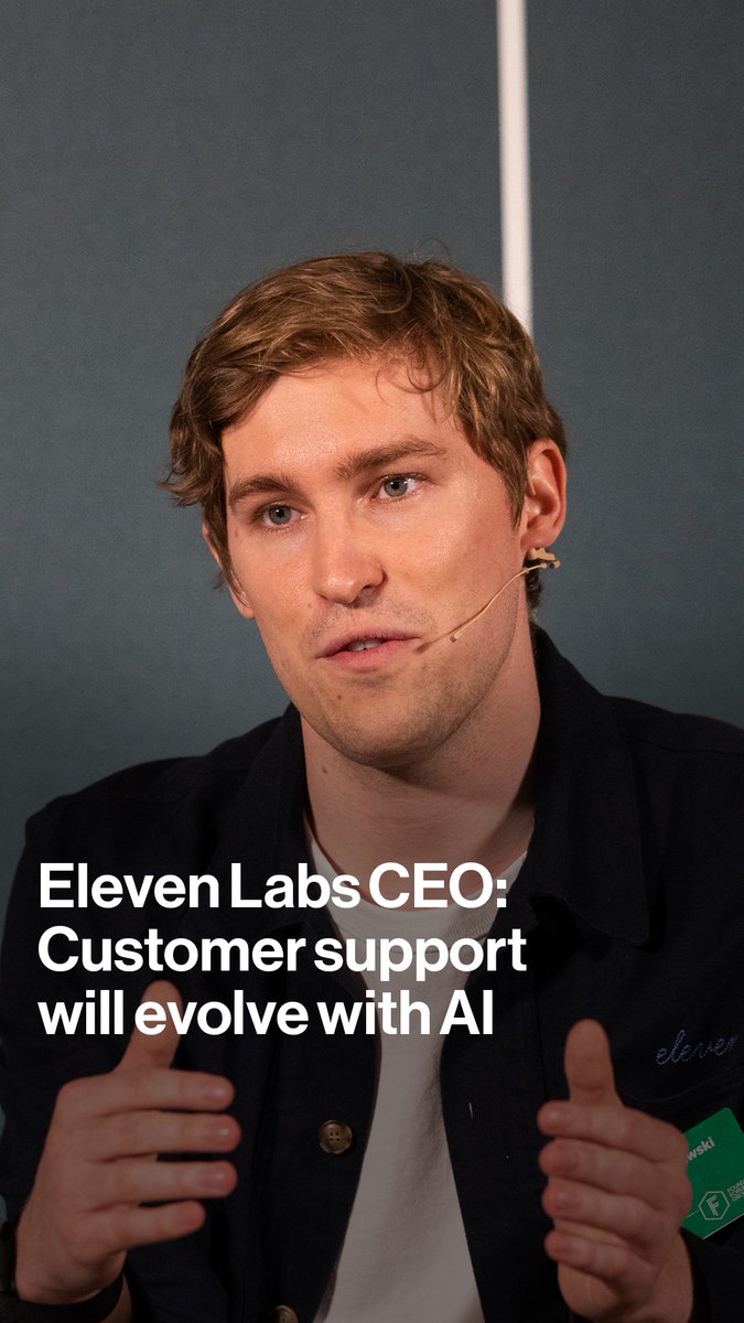 "The whole customer support will evolve." Eleven Labs CEO Mati Staniszewski explains how customer service jobs will be impacted by AI