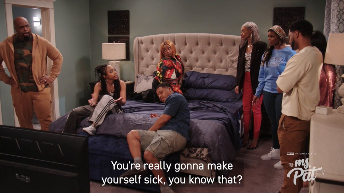 Raven is all of us when the tea is too good. ☕️ #TheMsPatShow